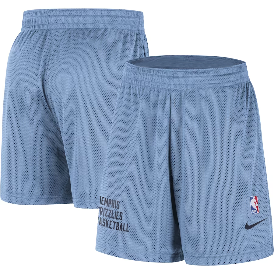 2024 Men NBA Memphis Grizzlies blue shorts